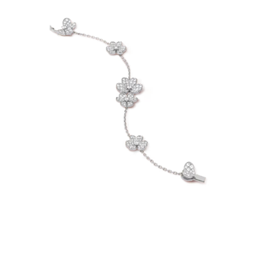 Frivole bracelet, 5 flowers
